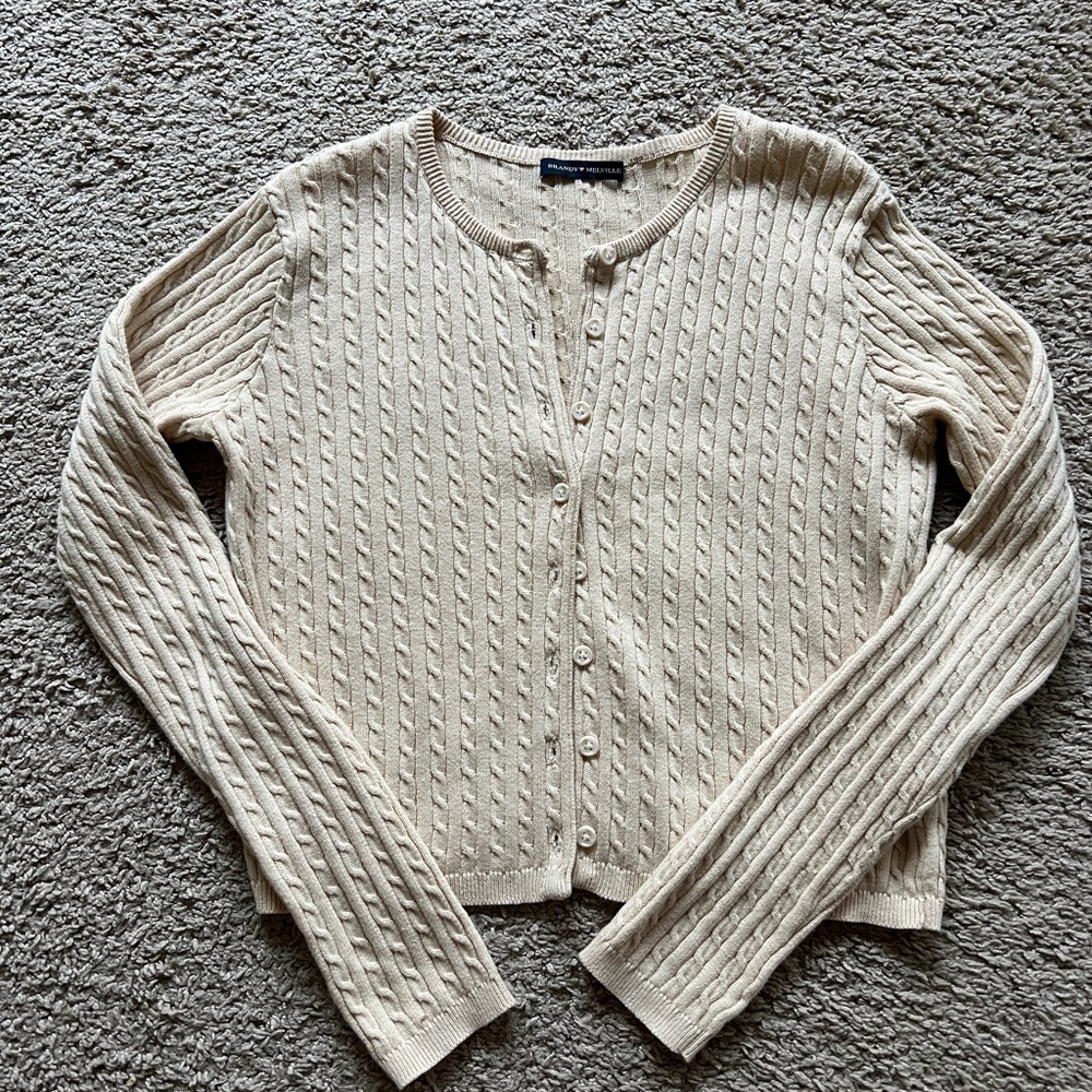 Brandy Melville Cable Cardigan S
